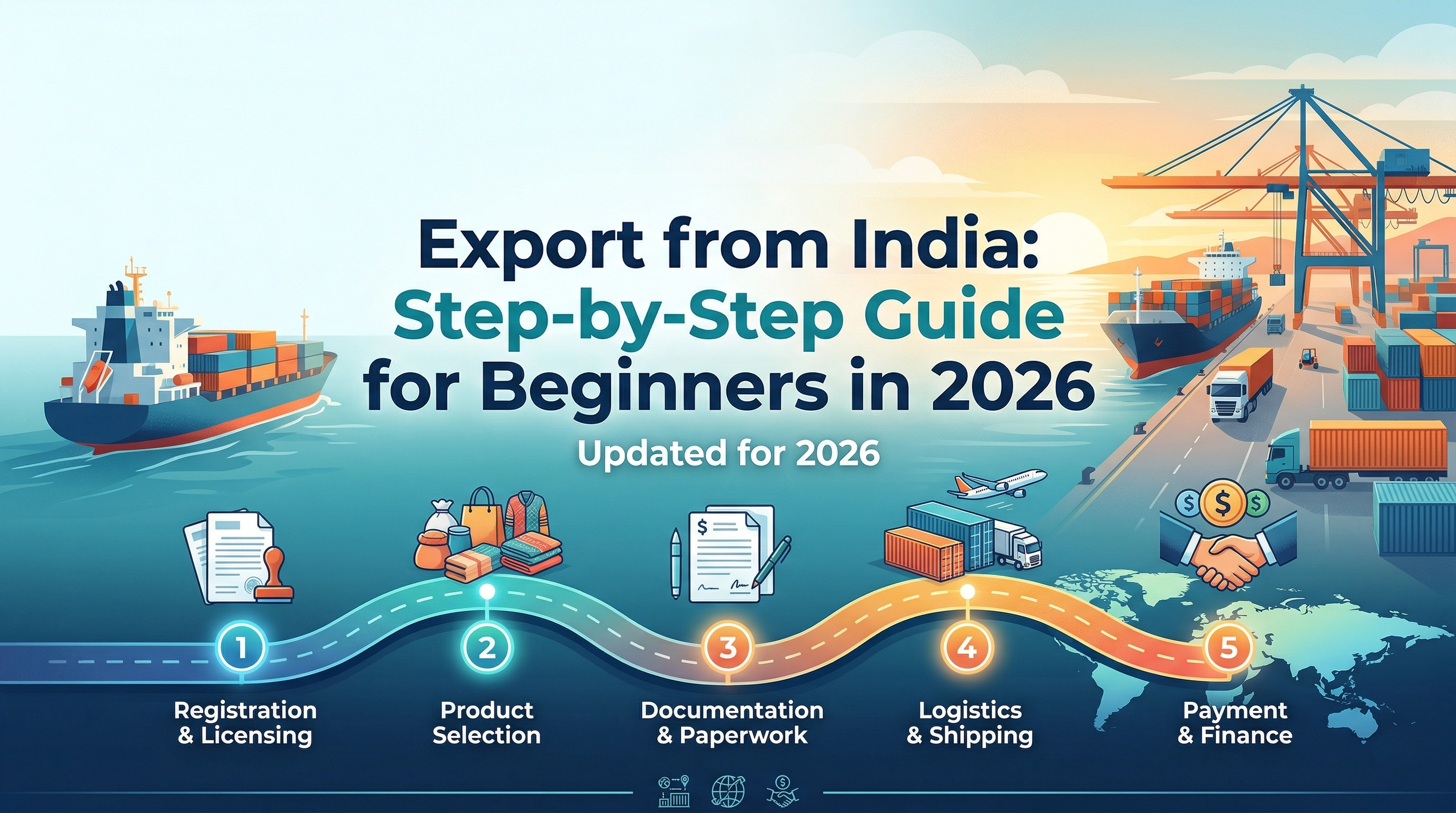 Export from India: Step-by-Step Guide for Beginners in 2026